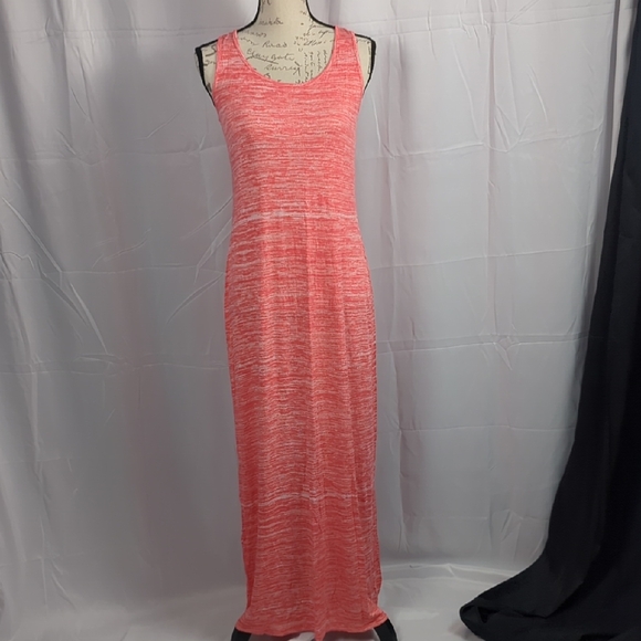 a.n.a Dresses & Skirts - a.n.a Sleeveless Heathered Coral Maxi Dress